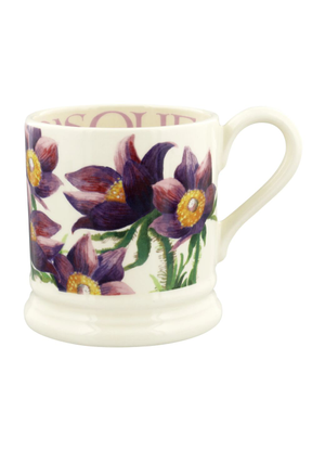 Flowers Pasque Flower 1/2 Pint Mug