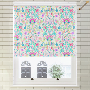 Bangalore, Turquoise - Roller Blind