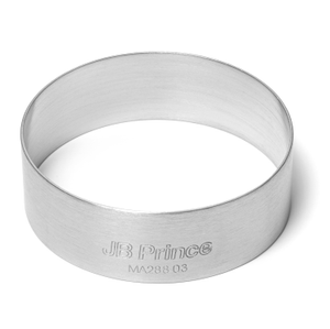 Seamless Stainless Steel Ring by JB Prince 3 x 1 in.