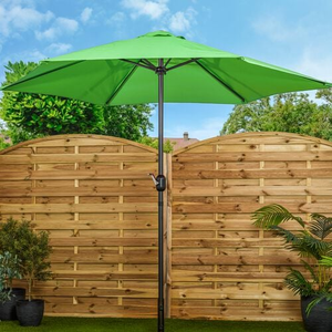 2.7M CRANK Sun Parasol - Green