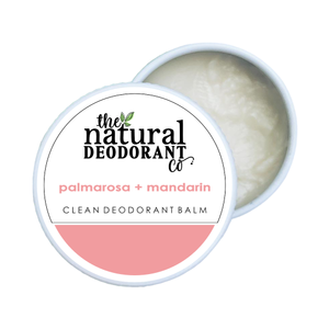 Clean Deodorant Balm Palmarosa + Mandarin 10g Mini