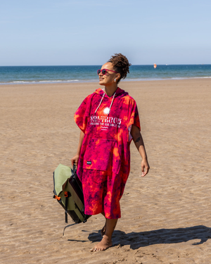 Peace Tie Dye - Changing Towel - Pink