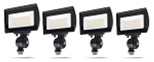 30W Luri Series - LED Flood Light | 4 Pack, 3,450 Lumens, 5000K, Knuckle Mount, Hetria Lighting