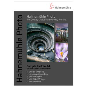 Hahnemühle Photo Test Pack A4 - 2 sheets of 5 different papers