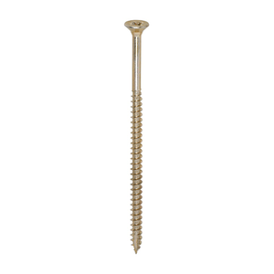 TIMco 50100CLAF 5.0x100mm Classic Multi Purpose Screw PZ2 Double Countersunk - Yellow ZYP (100/Box)