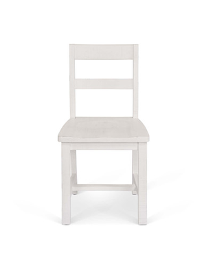 Ashwell Dining Chair Whitewash - Reclaimed Pine, White, Set of 2