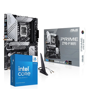 Intel Core i5-14600KF 14 core 5.3GHz Processor, ASUS PRIME Z790-P WIFI Motherboard CPU Bundle 