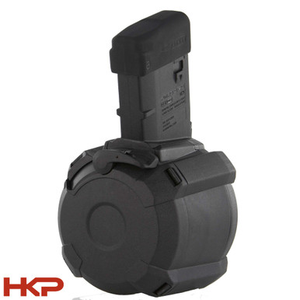 HK416, MR556 AR-15 Drum Magazine - PMAG D60 - 60 Round