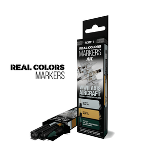 AK Interactive Real Colours Markers WWII Axis Aircraft Squiggle Camo RCM111