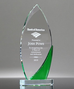 Corporate Surge Green Crystal Award