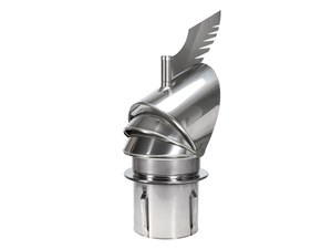 200mm Dragon Chimney Cowl Stainless Steel