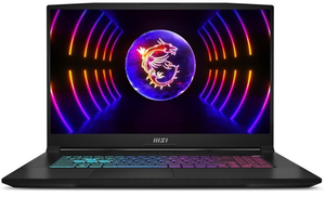 MSI Gaming Laptop Katana 17 - 12th Generation H-Series i5 16GB DDR5 RAM 1TB SSD RGB Backlit keyboard 6GB NVIDIA RTX 3050 Graphics 17.3" 144Hz FHD Screen