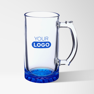 16 oz. Colored Ansel Glass Stein