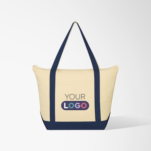 Full Color Folksy 12 oz. Cotton Canvas Tote Bag