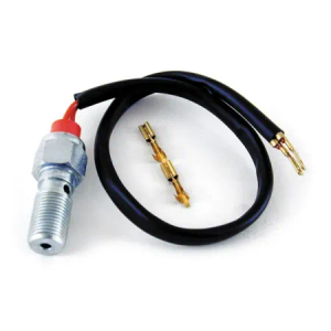 Goodridge 7/16-24 Threaded Hydraulic Brake Light Switch in Zinc Plated Finish (BL775-44C)