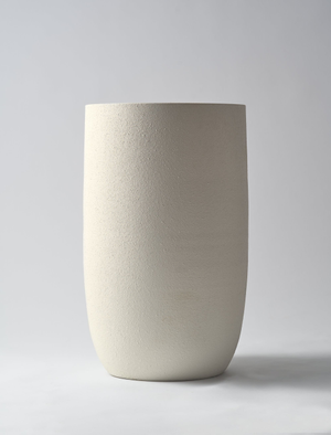 Tall Iron Pot - Taupe