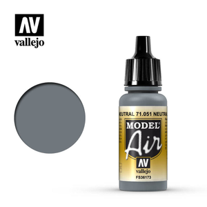 Vallejo Model Air - Neutral Grey 18ml Model Paint 71051
