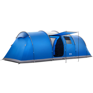 Hexton XL 6 Man 3 Room Tent – Waterproof 5000mm