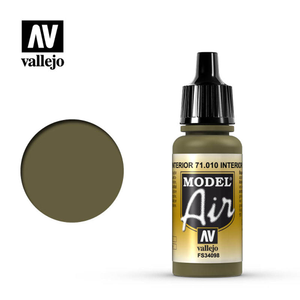 Vallejo Model Air - Interior Green 18ml Model Paint 71010