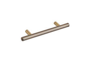 T-Bar Cabinet Pull Handle - Matte Antique Brass - 96mm - Elite Knobs & Handles