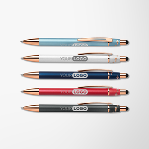 Engraved Pearlised Gyro Fidget Stylus Pen