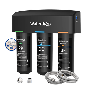 3-stage Ultra Filtration Under Sink Water Filter System Waterdrop TSA-UF