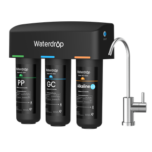 3-stage Under Sink Water Filter with Dedicated Faucet Waterdrop TSB-ALK
