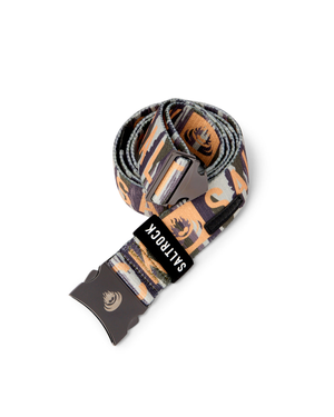 Identity Stretch Belt in Camo Green