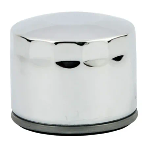 DOSS Spin-On Oil Filter in Chrome Finish For 1980-Early 1984 XL, Late 1982-1984 FL, FX Models (14-001)