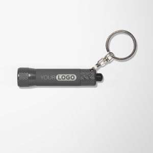 Monochrome Mineral Soft Touch 3 LED Torch Keychain