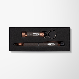 Rose Gold Diamond Pen Gift Set in Window Gift Box
