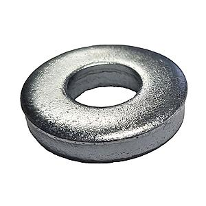 M12 (13mm hole size) Heavy Duty Flat Washer 200HV, 6mm Thick, 30mm OD. Bright Zinc Plated. DIN 7349