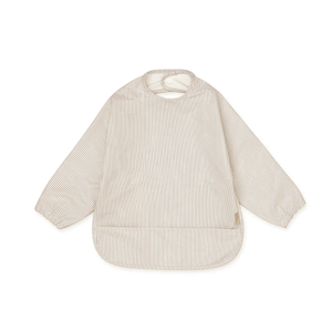 Cam Cam Copenhagen - Sleeved Bib -  Classic Stripes Camel