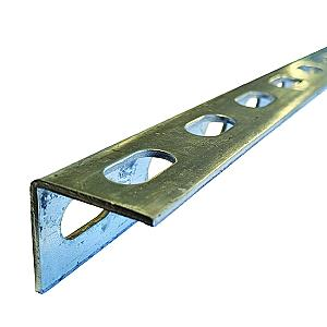 Slotted Angle 3mm Thick Heavy Gauge 40mm x 40mm x 1M. Pre-galvanised