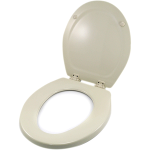 Bone Toilet Seat & Lid