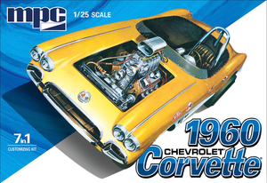 MPC 1002 1960 Chevy Corvette 7-in-1 1:25 Model Kit