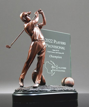 Signature Golf Champion Award Plaque