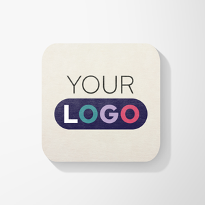 Full Color Process 60 Point Square Pulp Board Coaster