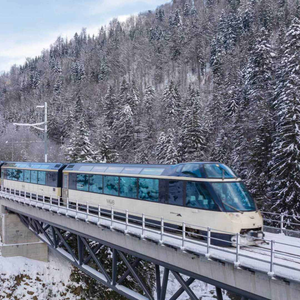 GoldenPass, Mont Blanc & Jungfrau at Christmas