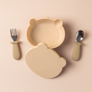 Croissant Baby Suction Bowl Set