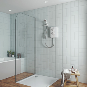 Slim Duo Electric Shower 10.5kw - White