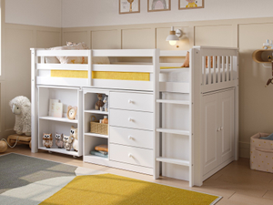 Flair Oban Single Midsleeper Cabin Bed with Desk