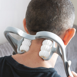 Wellbeing Handheld Massage Roller with Rotating Heads