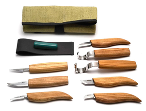 Snideriset BeaverCraft S08; 10 st.; för snidning av skedar och andra träprodukter