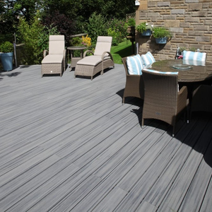 Trex® Transcend Decking Board Solid Edge Island Mist 25x140x4880mm