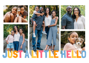 Just A little Hello Photo Upload Postcard