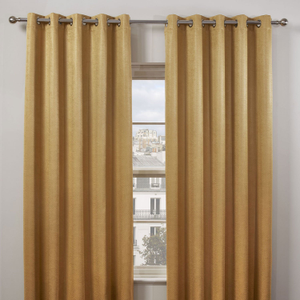 Ambiance Ochre Thermal Eyelet Curtains