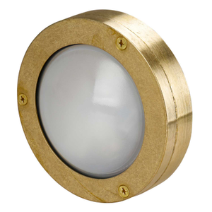 Firstlight Nautic G9 Round Bulkhead Brass
