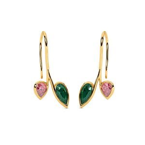 Dewy Delight Gemstone Drop Earrings