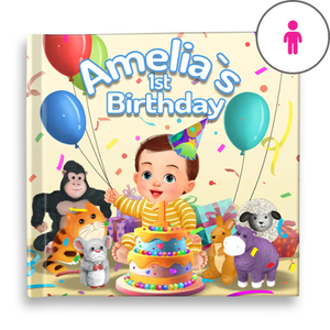 “1st Birthday" Personalised Story Book